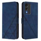 For Cubot A10 Crossbody 3D Embossed Flip Leather Phone Case(Blue) - 2