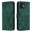 For Cubot Note 40 Crossbody 3D Embossed Flip Leather Phone Case(Green) - 2