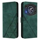 For Cubot A30 Crossbody 3D Embossed Flip Leather Phone Case(Green) - 2