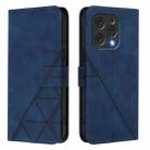 For Doogee N55 Plus Crossbody 3D Embossed Flip Leather Phone Case(Blue) - 2