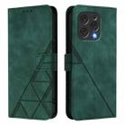 For Doogee N55 Plus Crossbody 3D Embossed Flip Leather Phone Case(Green) - 2