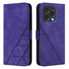 For Doogee N55 Plus Crossbody 3D Embossed Flip Leather Phone Case(Purple) - 2