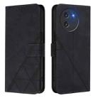 For Doogee Note 59 / Note 59 Pro Crossbody 3D Embossed Flip Leather Phone Case(Black) - 2