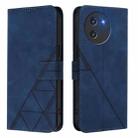 For Doogee Note 59 / Note 59 Pro Crossbody 3D Embossed Flip Leather Phone Case(Blue) - 2