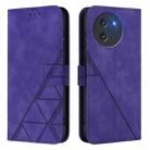 For Doogee Note 59 / Note 59 Pro Crossbody 3D Embossed Flip Leather Phone Case(Purple) - 2