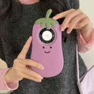 For Huawei Mate 60 Pro Cartoon 3D Eggplant Silicone Phone Case(Purple) - 2