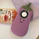 For Huawei Mate 60 Pro Cartoon 3D Eggplant Silicone Phone Case(Purple) - 3