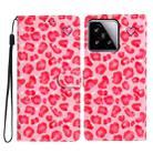 For Xiaomi 15 3D Pattern Leather Phone Case(Pink Leopard Print) - 1