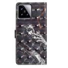 For Xiaomi 15 3D Pattern Leather Phone Case(Skull) - 3