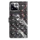 For Xiaomi 15 Pro 3D Pattern Leather Phone Case(Skull) - 3