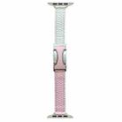 For Apple Watch 42mm / 41mm / 40mm / 38mm 14mm Magnetic Buckle Litchi Leather Watch Band(Pink Beige) - 1