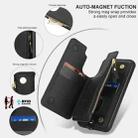 For Samsung Galaxy S23+ 5G Double Flap Zipper RFID Leather Phone Case with Short Lanyard(Black) - 3
