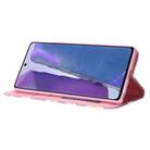 For Samsung Galaxy Note20 Glittering Daisy Magnetic Horizontal Flip Leather Case with Holder & Card Slots & Photo Frame(Purple) - 4