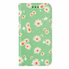 For Samsung Galaxy Note20 Glittering Daisy Magnetic Horizontal Flip Leather Case with Holder & Card Slots & Photo Frame(Green) - 2