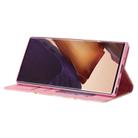 For Samsung Galaxy Note20 Ultra Glittering Daisy Magnetic Horizontal Flip Leather Case with Holder & Card Slots & Photo Frame(Pink) - 4