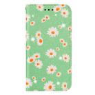 For iPhone 12 Pro Max Glittering Daisy Magnetic Horizontal Flip Leather Case with Holder & Card Slots & Photo Frame(Green) - 2