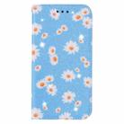 For iPhone 12 Pro Max Glittering Daisy Magnetic Horizontal Flip Leather Case with Holder & Card Slots & Photo Frame(Blue) - 2