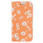 For iPhone 12 Pro Max Glittering Daisy Magnetic Horizontal Flip Leather Case with Holder & Card Slots & Photo Frame(Orange) - 2