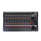 XTUGA CT160X 16-Channels Audio Mixer DJ Mixing Console with 48V Power Supply(EU Plug) - 1