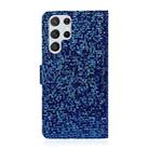 For Samsung Galaxy S25 Ultra 5G Glitter Powder Filp Leather Phone Case(Blue) - 3