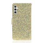 For Samsung Galaxy S25+ 5G Glitter Powder Filp Leather Phone Case(Gold) - 3