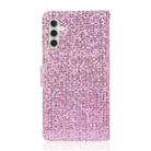 For Samsung Galaxy S24 FE 5G Glitter Powder Filp Leather Phone Case(Pink) - 3