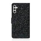 For Samsung Galaxy S25 FE 5G Glitter Powder Filp Leather Phone Case(Black) - 3