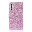 For Samsung Galaxy S25 FE 5G Glitter Powder Filp Leather Phone Case(Pink) - 3