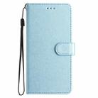 For Google Pixel 9a Silk Texture Horizontal Flip Leather Phone Case(Light Blue) - 2