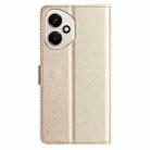 For Honor 400 Global Silk Texture Horizontal Flip Leather Phone Case(Gold) - 3