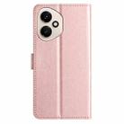 For Honor 400 Global Silk Texture Horizontal Flip Leather Phone Case(Rose Gold) - 3