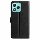 For Honor 400 Lite Silk Texture Horizontal Flip Leather Phone Case(Black) - 3