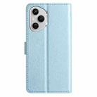 For Honor 400 Pro Global Silk Texture Horizontal Flip Leather Phone Case(Light Blue) - 3
