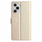 For Honor 400 Pro Global Silk Texture Horizontal Flip Leather Phone Case(Gold) - 3