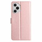 For Honor 400 Pro Global Silk Texture Horizontal Flip Leather Phone Case(Rose Gold) - 3
