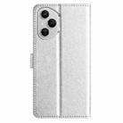 For Honor 400 Pro Global Silk Texture Horizontal Flip Leather Phone Case(Silver) - 3