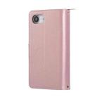 For iPhone 16e Nine-card Slots Zipper Wallet Bag Leather Phone Case(Rose Gold) - 3