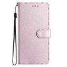 For Motorola Moto G35 Silk Texture Horizontal Flip Leather Phone Case(Rose Pink) - 2
