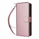 For Samsung Galaxy S22 Ultra 5G Nine-card Slots Zipper Wallet Bag Leather Phone Case(Rose Gold) - 2