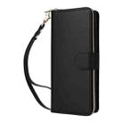 For Samsung Galaxy S23 Ultra 5G Nine-card Slots Zipper Wallet Bag Leather Phone Case(Black) - 2