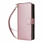 For Samsung Galaxy S23 Ultra 5G Nine-card Slots Zipper Wallet Bag Leather Phone Case(Rose Gold) - 2