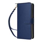 For Samsung Galaxy S24 Ultra 5G Nine-card Slots Zipper Wallet Bag Leather Phone Case(Blue) - 2