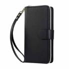 For Samsung Galaxy S25 Edge 5G Nine-card Slots Zipper Wallet Bag Leather Phone Case(Black) - 2