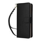 For Samsung Galaxy S25 FE 5G Nine-card Slots Zipper Wallet Bag Leather Phone Case(Black) - 2