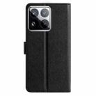 For Xiaomi 15 Pro Silk Texture Horizontal Flip Leather Phone Case(Black) - 3
