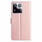 For Xiaomi 15 Pro Silk Texture Horizontal Flip Leather Phone Case(Rose Gold) - 3