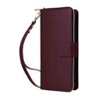 For Samsung Galaxy A16 Nine-card Slots Zipper Wallet Bag Leather Phone Case(Wine Red) - 2