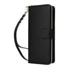 For Samsung Galaxy A24 Nine-card Slots Zipper Wallet Bag Leather Phone Case(Black) - 2