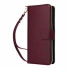 For Samsung Galaxy A33 5G Nine-card Slots Zipper Wallet Bag Leather Phone Case(Wine Red) - 2
