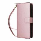 For Samsung Galaxy A33 5G Nine-card Slots Zipper Wallet Bag Leather Phone Case(Rose Gold) - 2